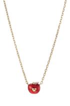 Marc Jacobs Marc Jacobs Apple Necklace With Crystal Embellishment