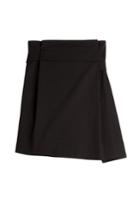 Jil Sander Jil Sander Cotton Draped Skirt - Black