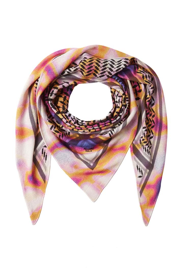 Lala Berlin Lala Berlin Triangle Trinity Tie-dye Cashmere Scarf