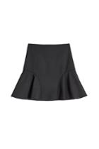 Victoria, Victoria Beckham Victoria, Victoria Beckham Mini Flutter Skirt With Wool