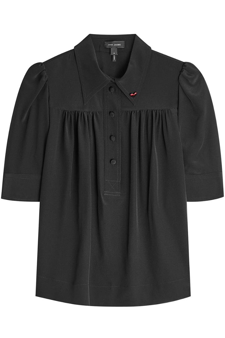 Marc Jacobs Marc Jacobs Short Sleeved Silk Blouse