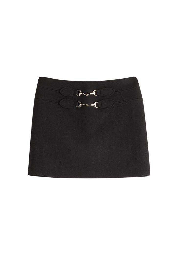Paul & Joe Paul & Joe Wool Mini Skirt - Black