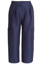 Roksanda Roksanda Jude Cotton-silk Blend Culottes - Blue