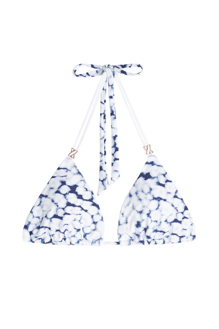 Heidi Klum Heidi Klum Printed Triangle Bikini Top