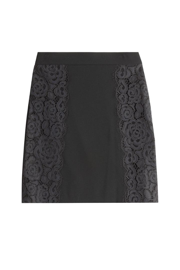 Dkny Dkny Skirt With Lace - Black