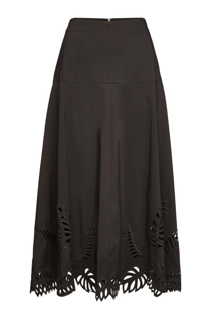 Steffen Schraut Steffen Schraut Embroidered Midi Skirt With Cotton