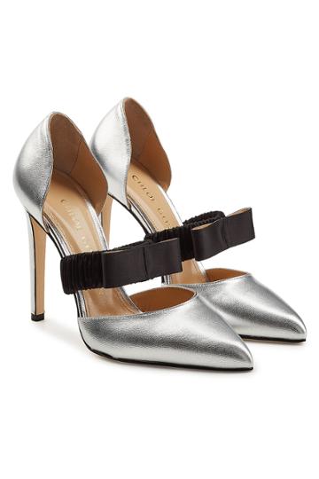 Chloe Gosselin Chloe Gosselin Lily Metallic Leather Pumps