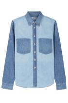 Mother Mother Mixed Wash Denim Shirt