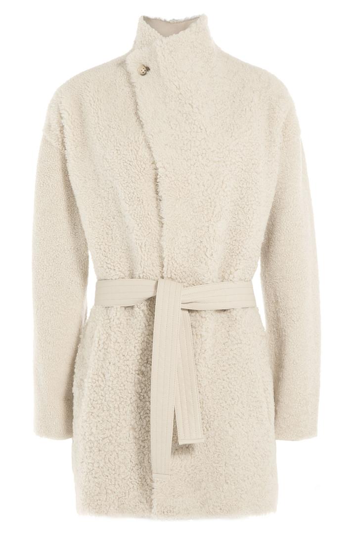 Closed Closed Reversible Shearling Coat - Beige