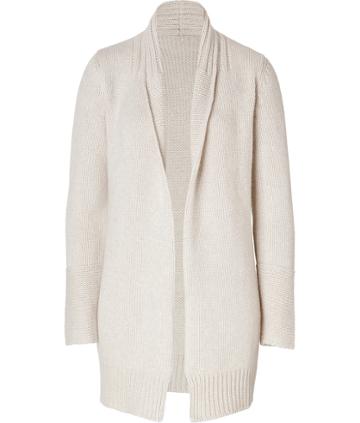 Antonia Zander Cashmere Mina Long Cardigan In Beige