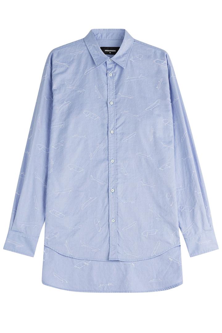 Dsquared2 Dsquared2 Embroidered Cotton Shirt