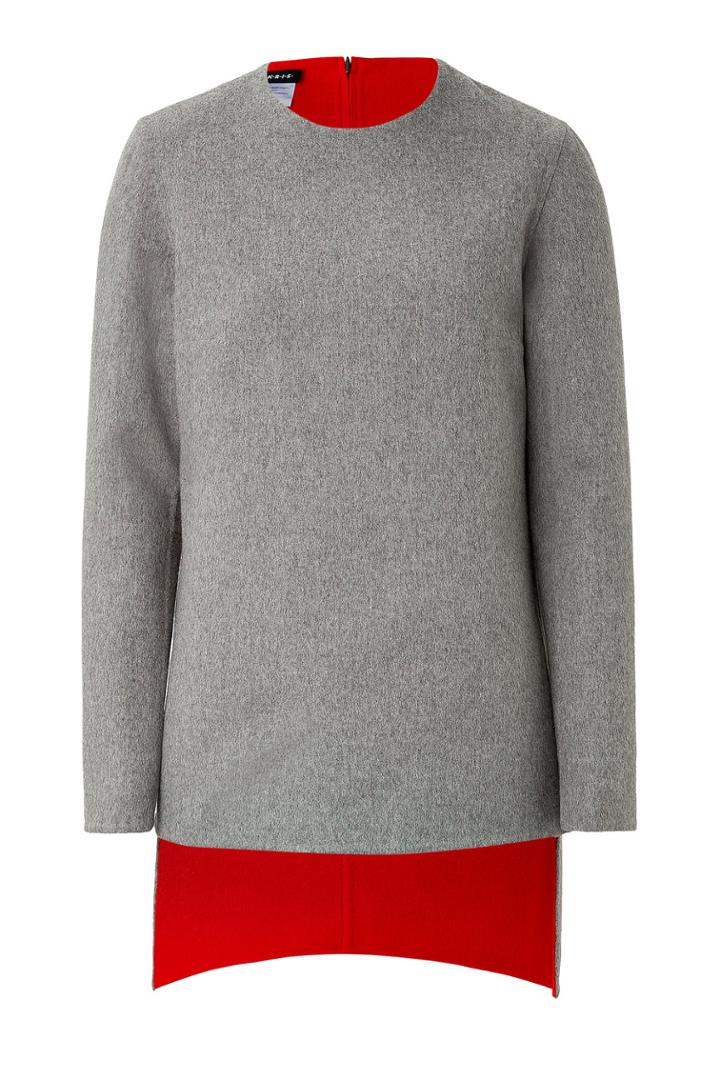 Akris Akris Angora-wool Layered Asymmetric Top
