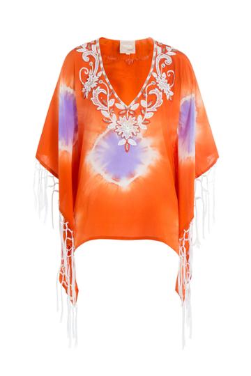 Gooshwa Gooshwa Embellished Silk Caftan - None