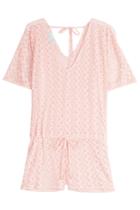 Melissa Odabash Melissa Odabash Knit Alaia Playsuit - Rose