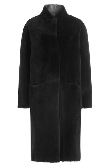 Inès & Maréchal Inès & Maréchal Shearling Coat - Black