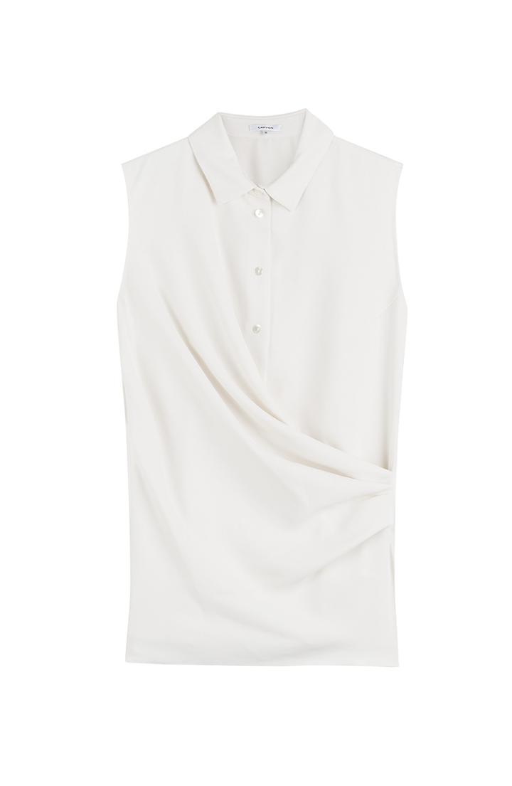 Carven Crepe Blouse