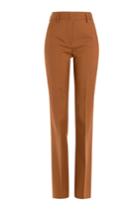 Jil Sander Jil Sander High-waist Cotton Trousers - Camel