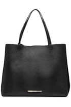 Roland Mouret Roland Mouret Leather Tote With Suede - Black