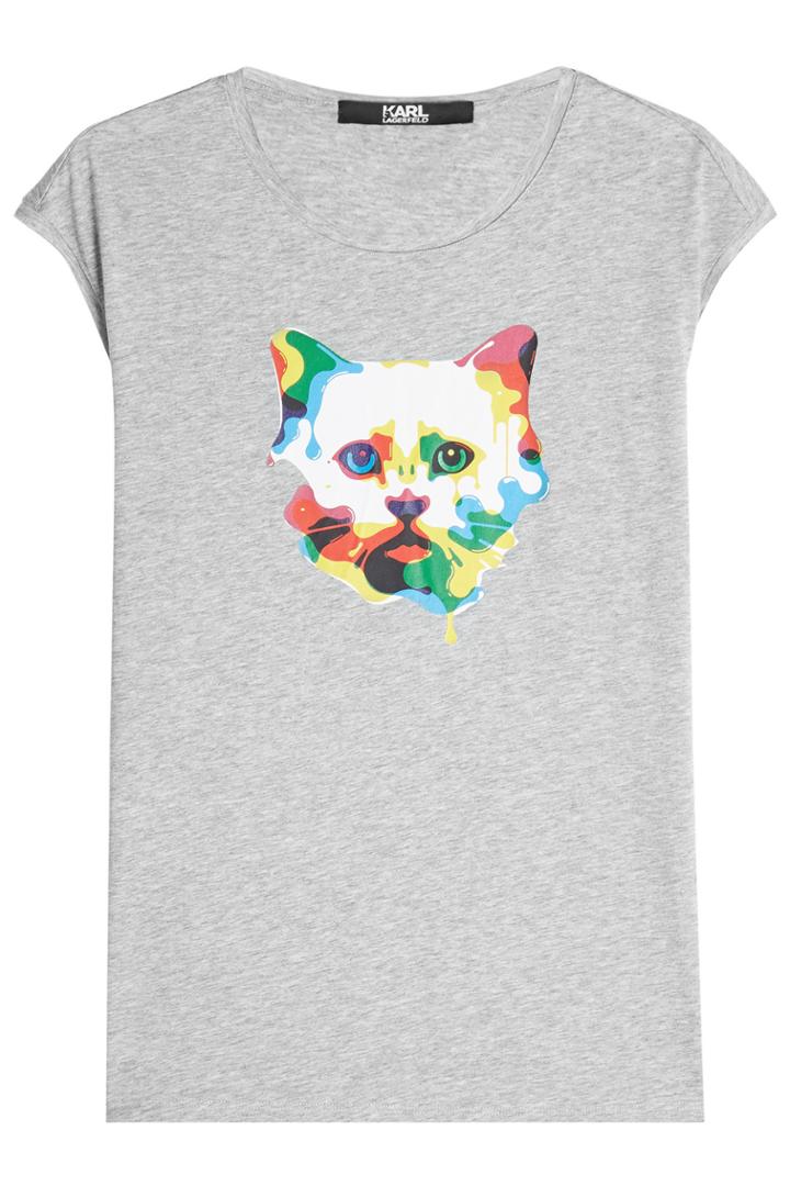 Karl Lagerfeld Karl Lagerfeld X Steven Wilson Printed Tank Top With Cotton