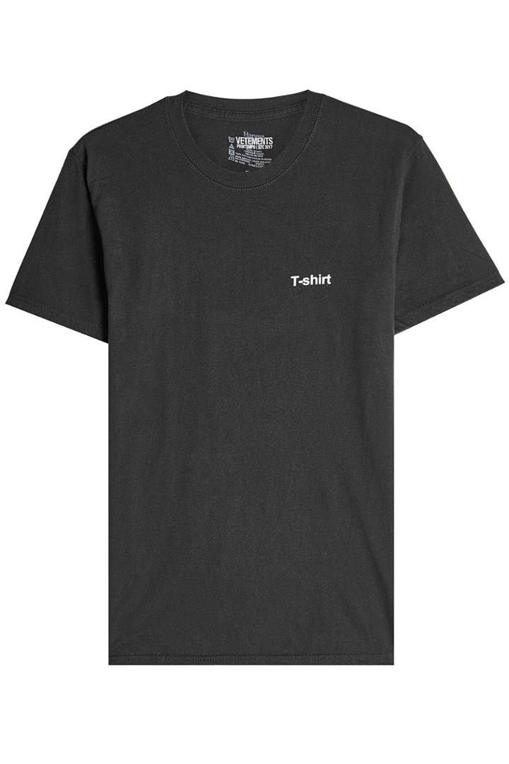 Vetements Vetements X Hanes Printed Cotton T-shirt