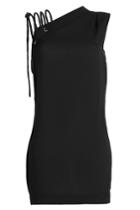 Iro Iro Asymmetric Shoulder Dress - Black