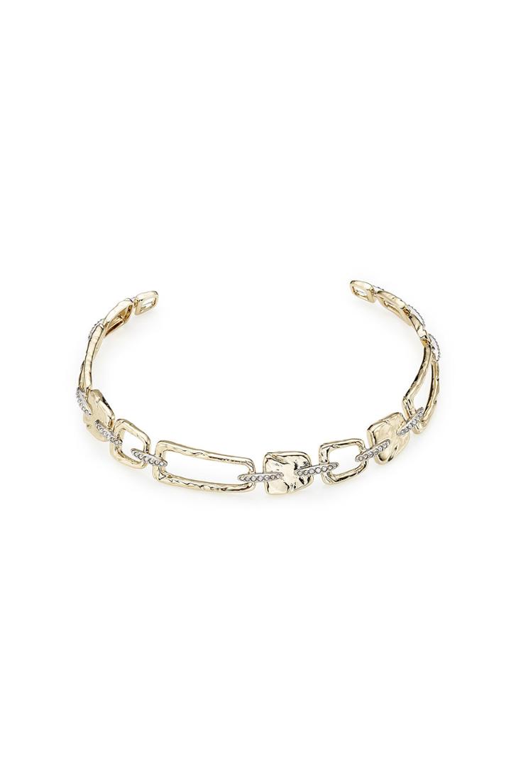 Alexis Bittar Alexis Bittar 10kt Gold Choker Necklace With Crystals