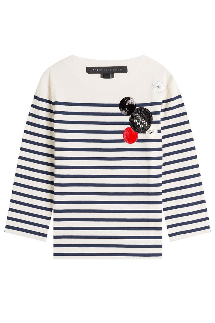 Marc By Marc Jacobs Marc By Marc Jacobs Cotton Breton Striped Shirt - Stripes