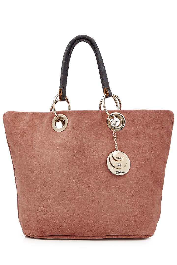 See By Chloé See By Chloé Suede Tote - Brown