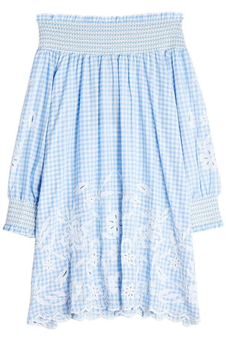 Juliet Dunn Juliet Dunn Embroidered Dress With Cut-out Detail