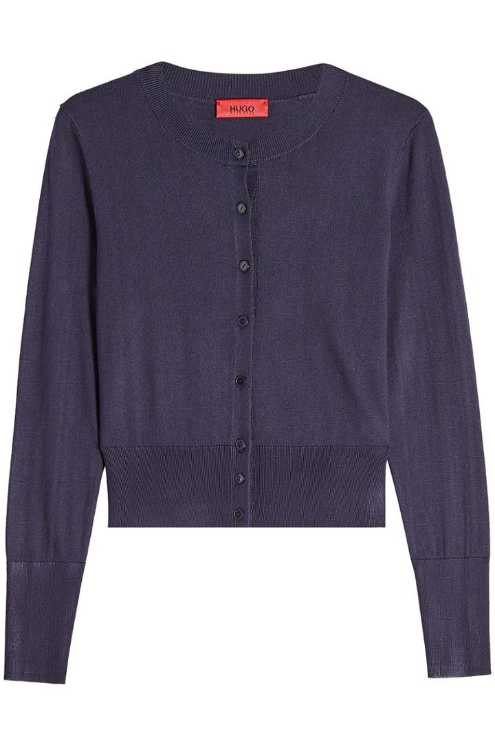 Hugo Hugo Cardigan With Silk And Cotton