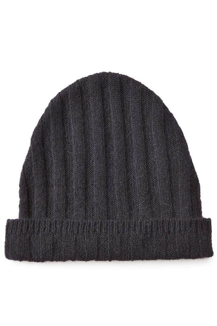 81 Hours 81 Hours Ribbed Cashmere Beanie