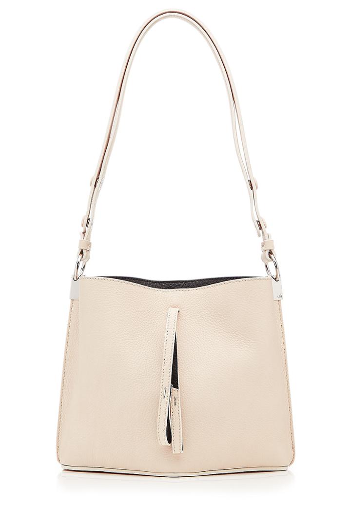 Maison Margiela Maison Margiela Leather Tote With Contrast Interior - Beige