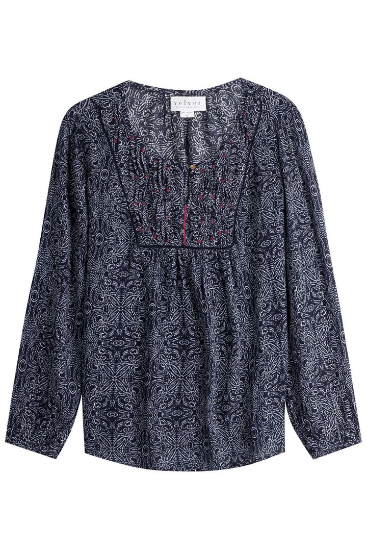 Velvet Velvet Printed Tunic Blouse