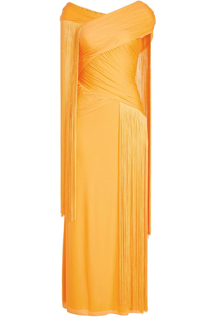 Emilio Pucci Emilio Pucci Floor Length Gown With Fringes