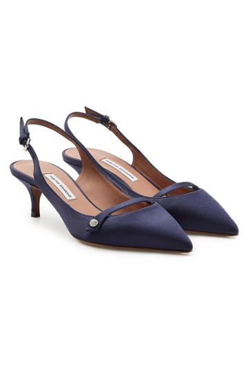 Tabitha Simmons Tabitha Simmons Layton Sling-back Satin Pumps