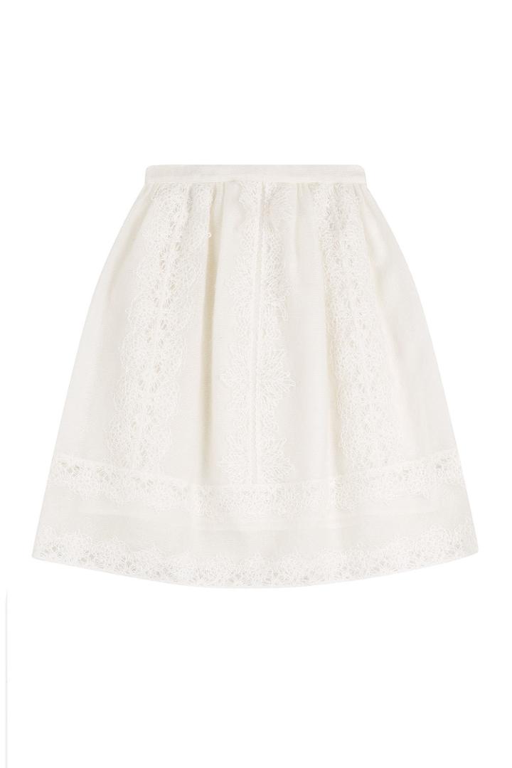 Alberta Ferretti Alberta Ferretti Mohair And Silk Embroidered Skirt - None