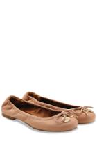 See By Chloé See By Chloé Leather Ballerinas - Beige