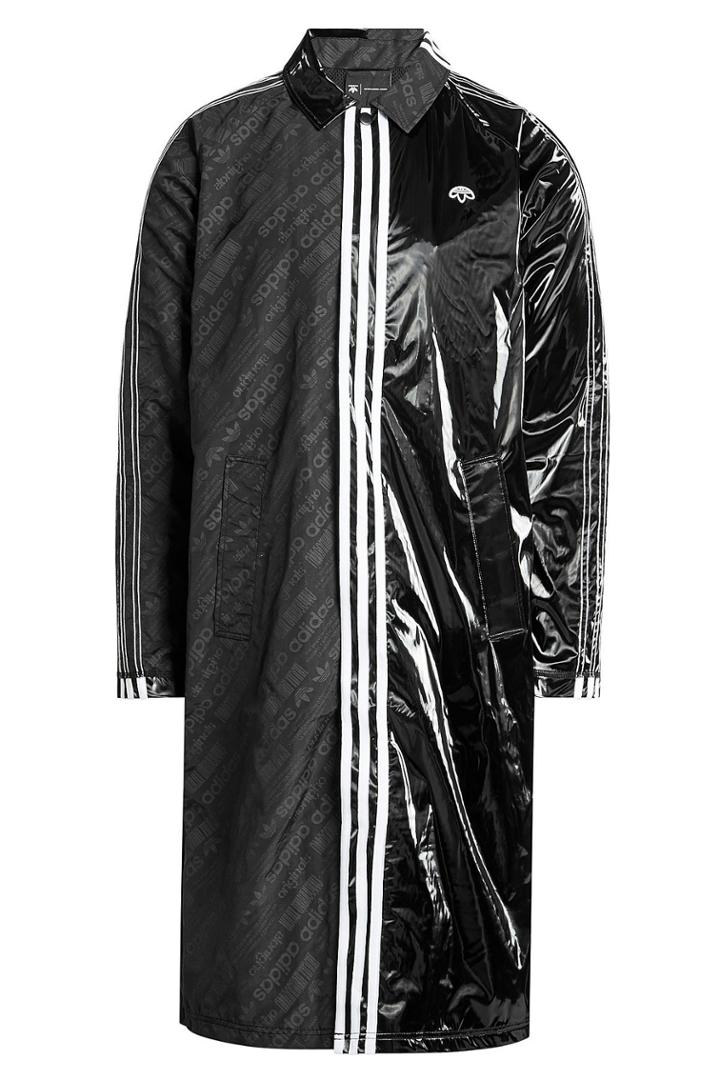 Adidas Originals By Alexander Wang Adidas Originals By Alexander Wang Mixed Media Printed Coat
