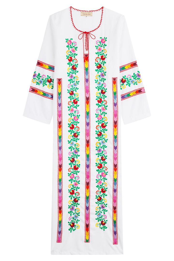 Muzungu Sisters Muzungu Sisters Embroidered Cotton Dress