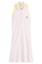 Kenzo Kenzo Cotton Polo Shirt Dress - Pink
