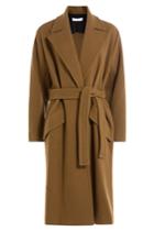 Iro Iro Belted Coat With Wool - Brown