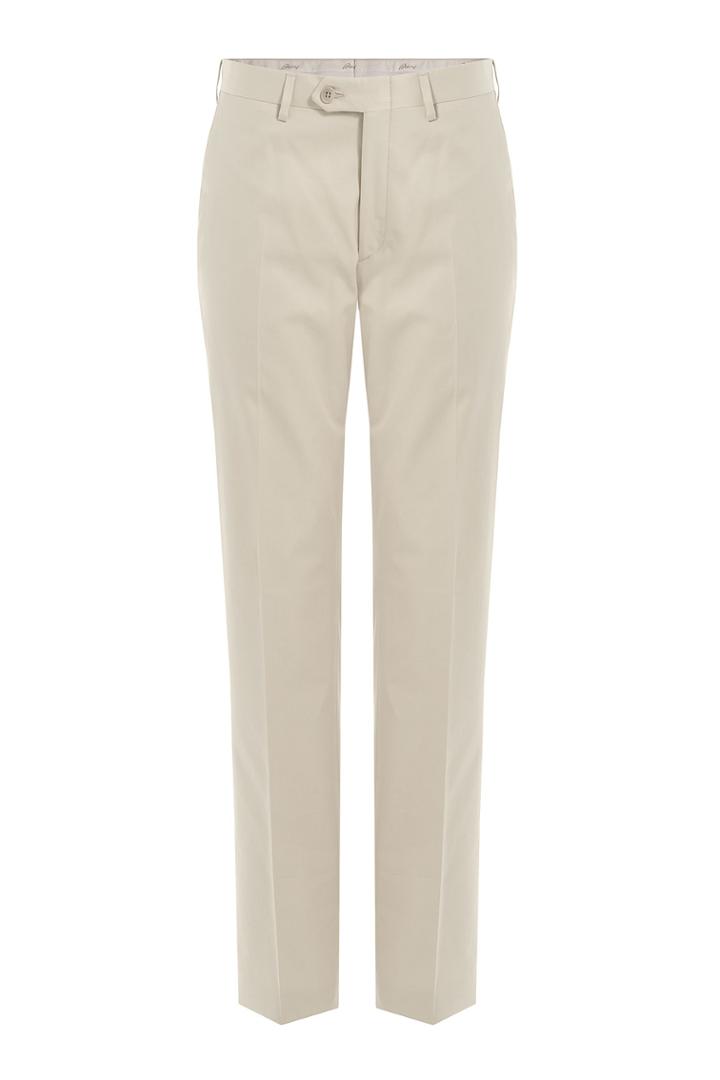 Brioni Brioni Straight Leg Cotton Pants - Beige