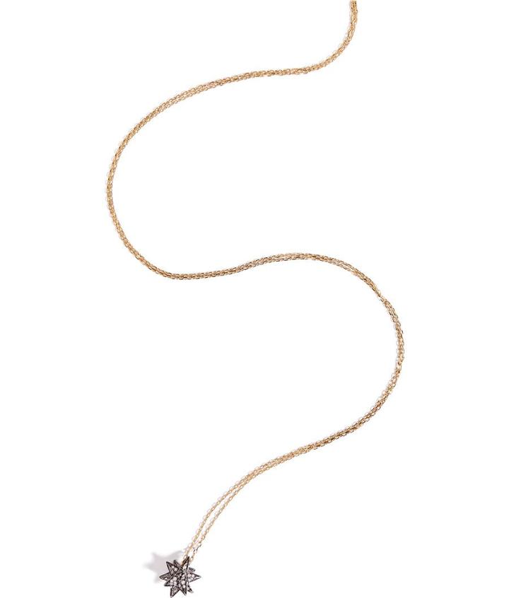 Noor Fares 18k Gold Pendant Necklace With White Diamonds