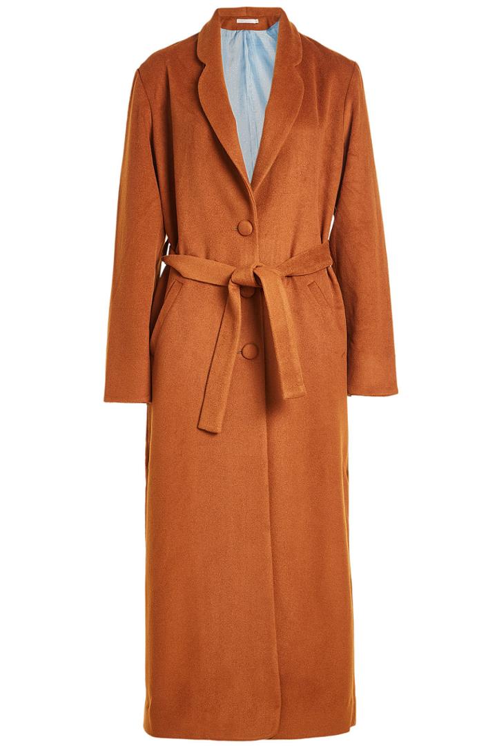 Mes Demoiselles Mes Demoiselles Maxi Coat With Wool