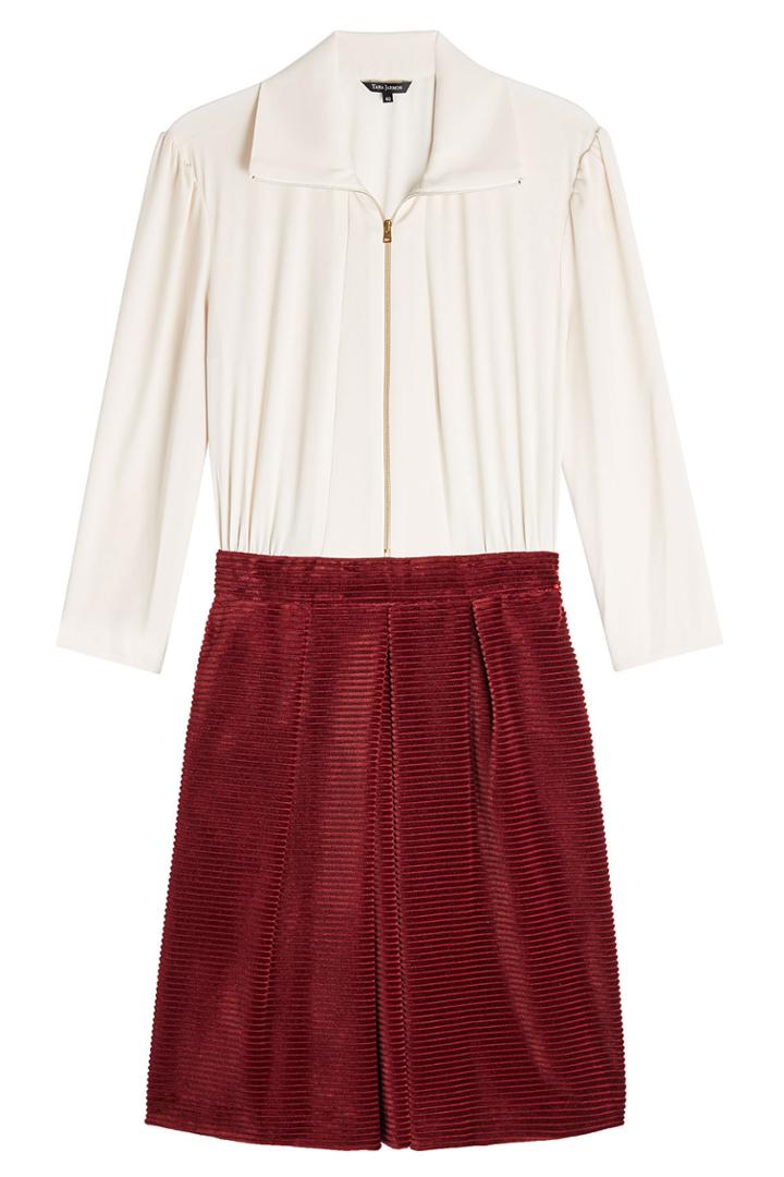 Tara Jarmon Tara Jarmon Cotton Dress With Corduroy