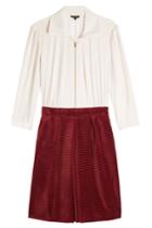 Tara Jarmon Tara Jarmon Cotton Dress With Corduroy