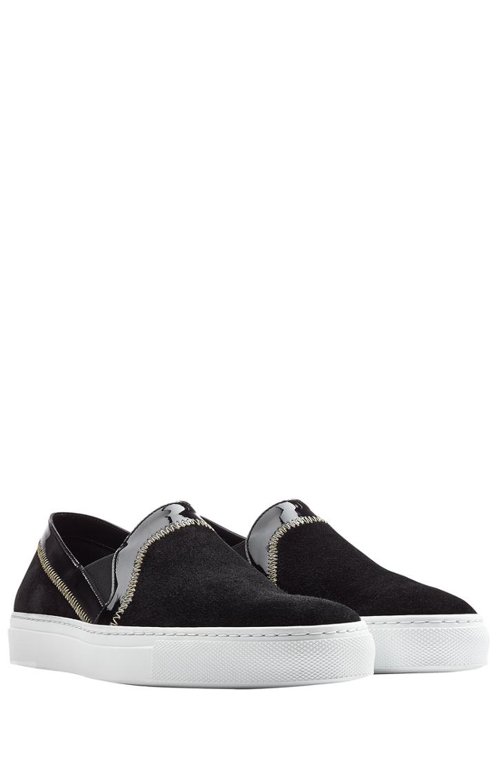 Rupert Sanderson Suede Slip-on Sneakers