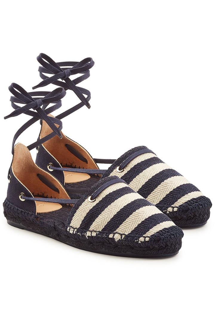 Castañer Castañer Kaki Espadrilles With Ankle Ties