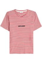 Saint Laurent Saint Laurent Striped T-shirt With Logo