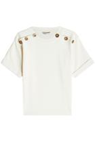 Agnona Agnona Cotton Top With Eyelets